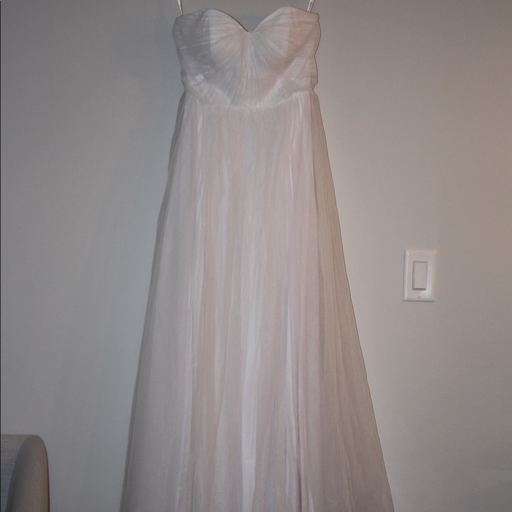White convertible dress floor length